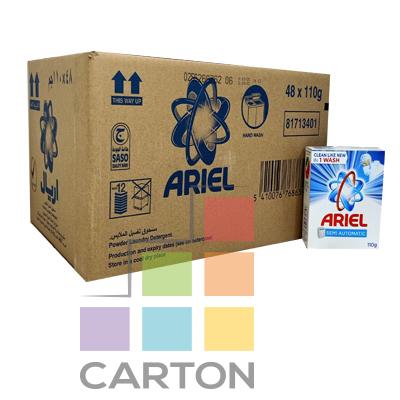 ARIEL DETERGENT POWDER 48*100GM